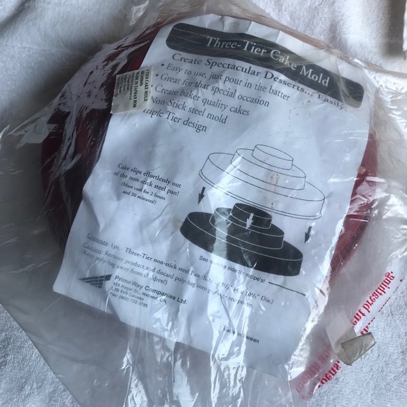 Three Tier Dessert Mold 3 Tiered Cake Pan Non-stick Baker Quality Original Bag - Picture 5 of 7